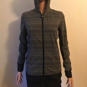Lululemon hooded green athletic jacket